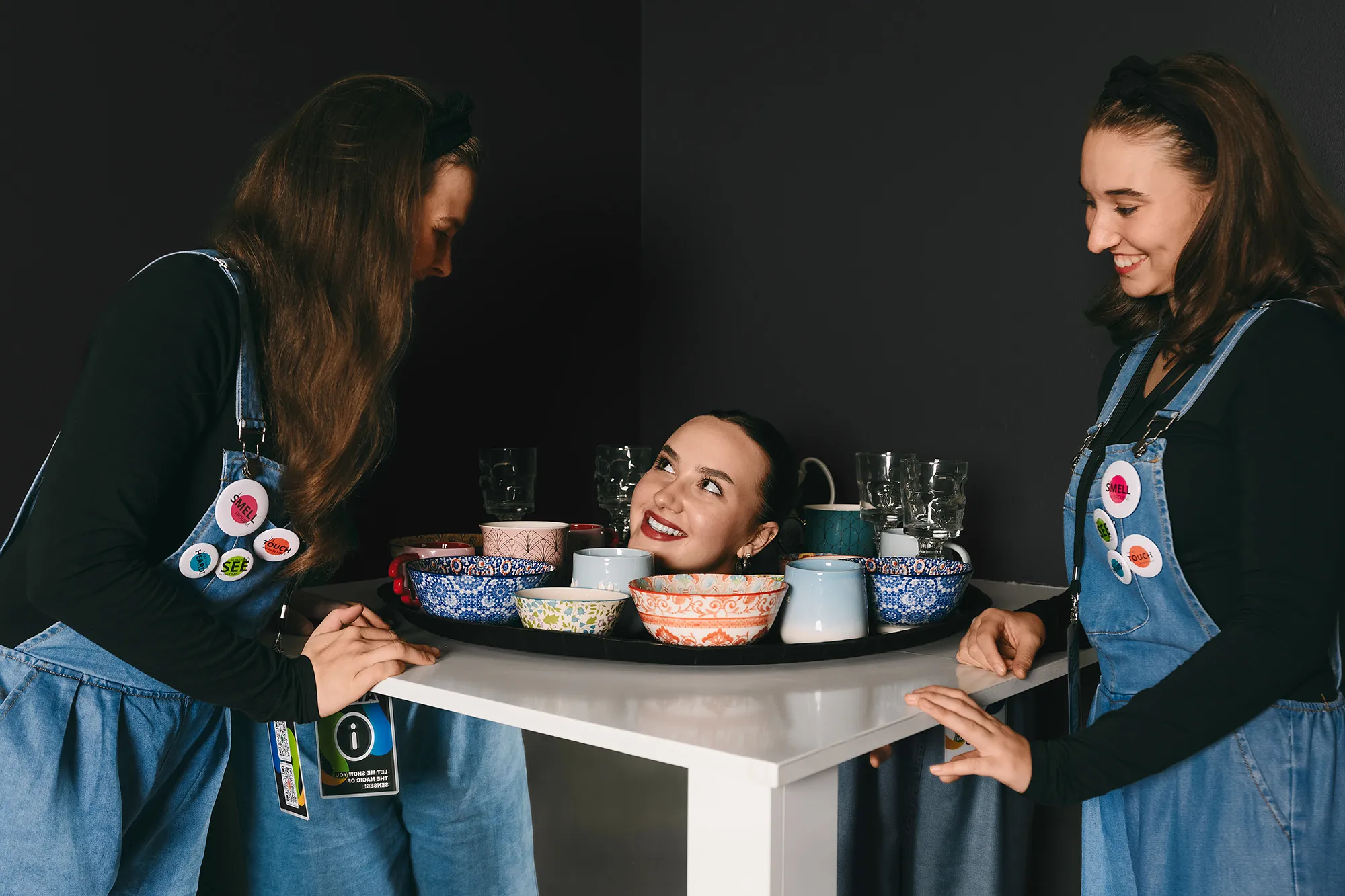 Interactive touch experience at Museum of Senses